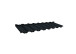 Лист черепиці Gerard 1265*369мм Classic charcoal