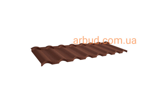 Лист черепицы Gerard 1215*369мм Milano redwood